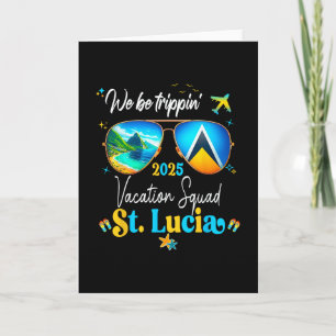 St. Lucia Vacation Family Friends Trip Cruise 2025 Card