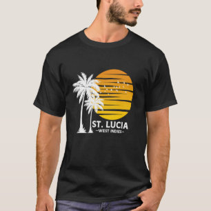 St. Lucia West Indies Lucian Beach Pride Souvenir T-Shirt