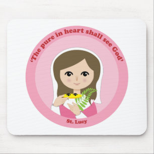 St. Lucy Mouse Pad