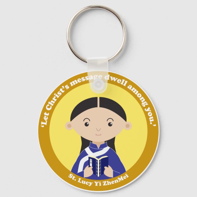 St. Lucy Yi ZhenMei Key Ring (Front)