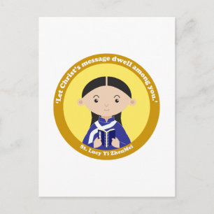 St. Lucy Yi ZhenMei Postcard
