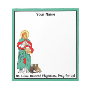 St. Luke, Beloved Physician (RLS 08; MedVers.) Notepad