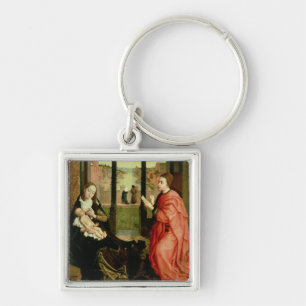 St. Luke Drawing a Portrait of the Virgin Key Ring