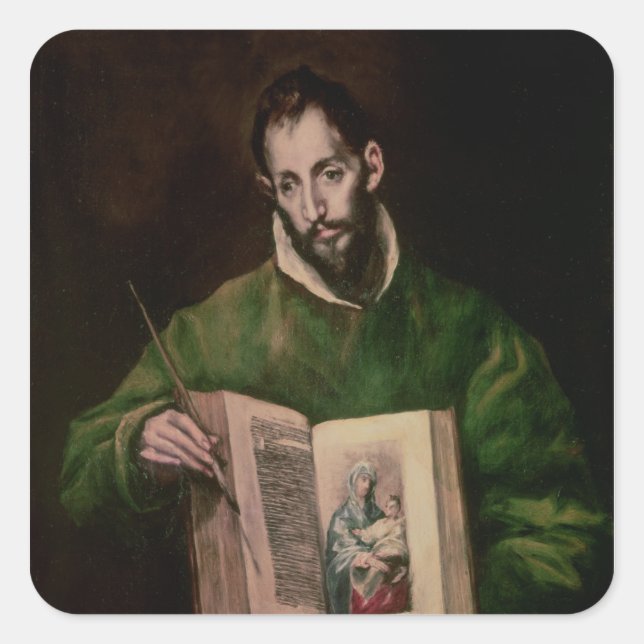 St. Luke Square Sticker (Front)