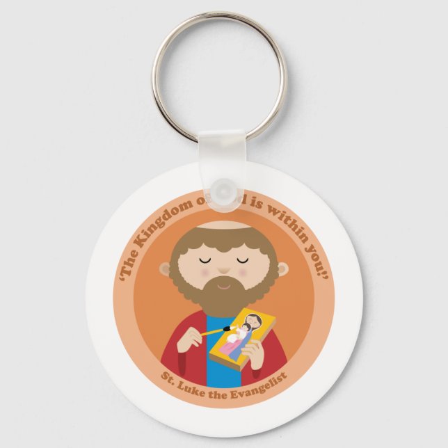 St. Luke the Evangelist Key Ring (Front)