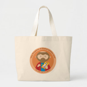 St. Luke the Evangelist Large Tote Bag