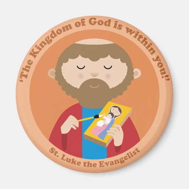 St. Luke the Evangelist Magnet (Front)