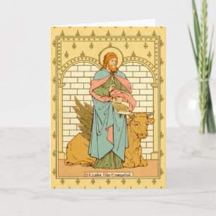 St. Luke the Evangelist (RLS 08) Blank Greeting Card