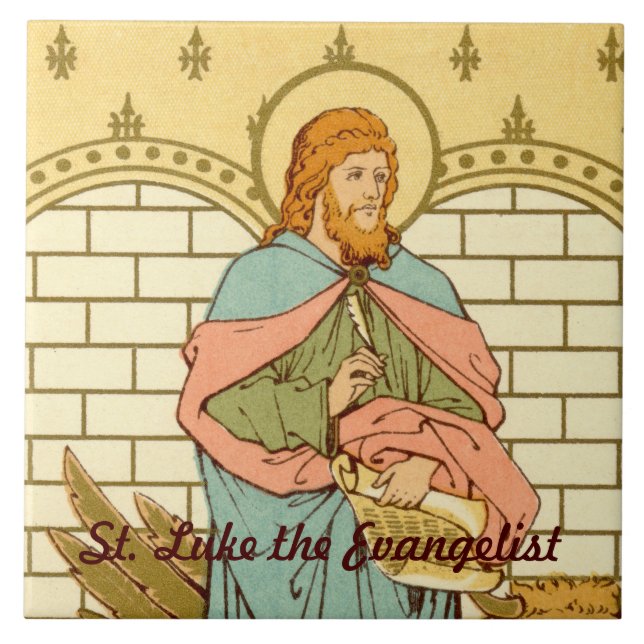 St. Luke the Evangelist (RLS 08) Tile (Front)