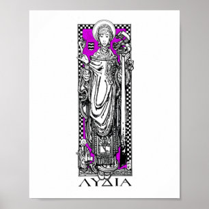 St. Lydia Purpuraria Poster