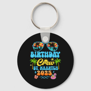 St. Maarten Birthday Crew Vacation Cruise 2025 Sum Key Ring