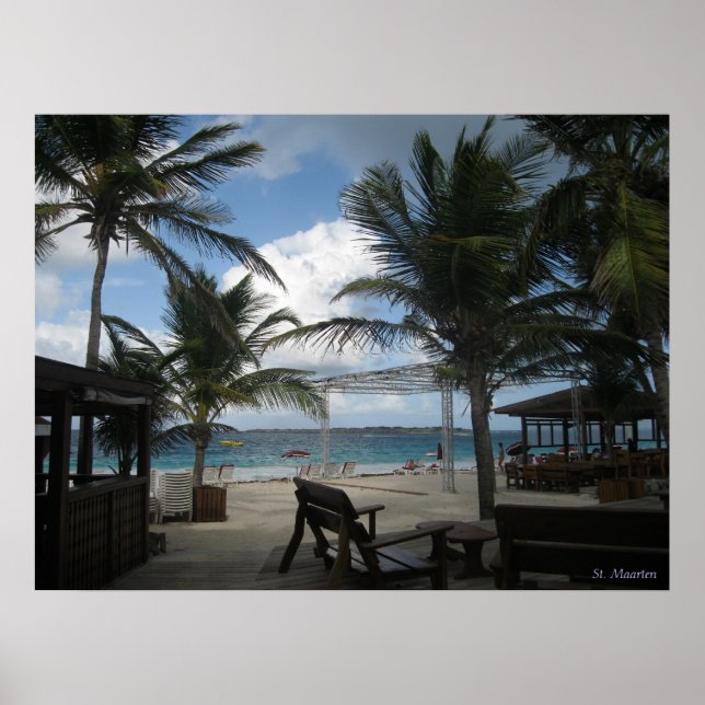 St. Maarten Island Beauty Poster (Front)