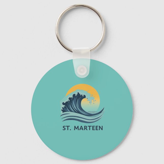 St Maarten Keychain SXM | Saint Martin (Front)