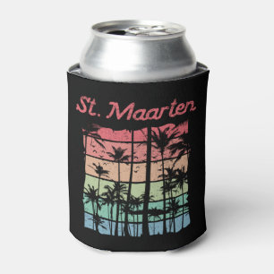 St. Maarten Rainbow Colours Sint Martin Can Cooler