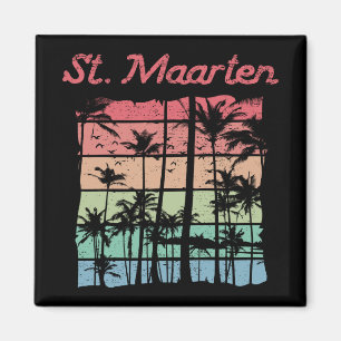 St. Maarten Rainbow Colours Sint Martin Magnet