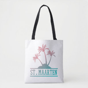St. Maarten Sint Martin Gradient Tote Bag