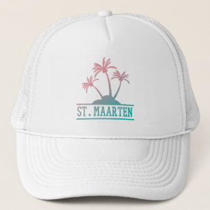 St. Maarten   Sint Martin Gradient Trucker Hat
