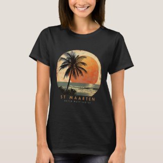 St. Maarten Smx Beach Surfing Travel St. Martin Va T-Shirt