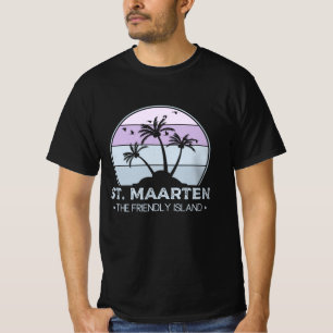 St. Maarten The friendly Island retro Sint Martin T-Shirt