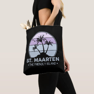 St. Maarten The friendly Island retro Sint Martin Tote Bag