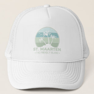 St. Maarten The friendly Island retro Sint Martin Trucker Hat