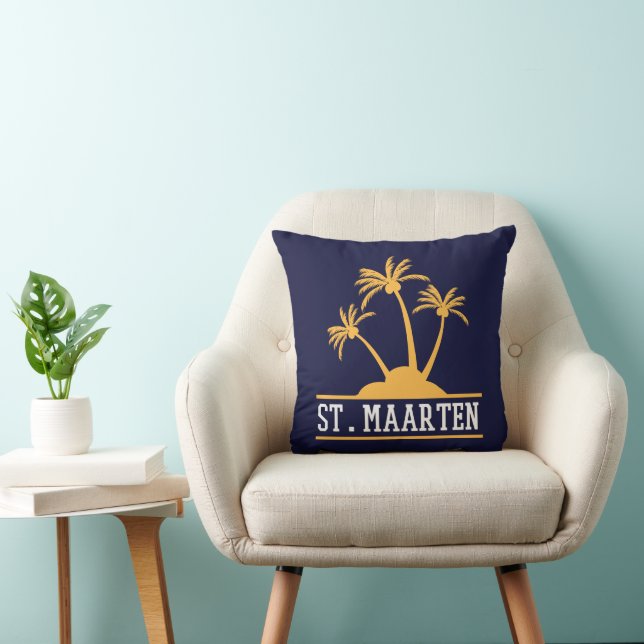St. Maarten The friendly Island Sint Martin  Cushion (Chair)