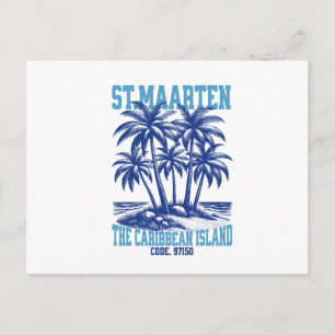 St. Maarten, Tropical Caribbean Island Postcard
