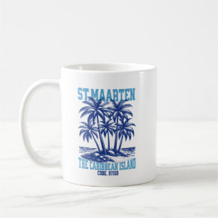 St. Maarten, Tropical Island Caribbean Coffee Mug