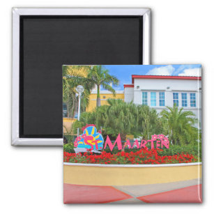 St. Maarten, Welcome sign, photography, Dutch Magnet