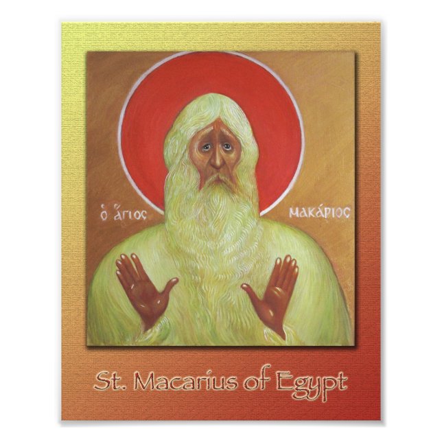 St. Macarius of Egypt Photo Enlargement (Front)