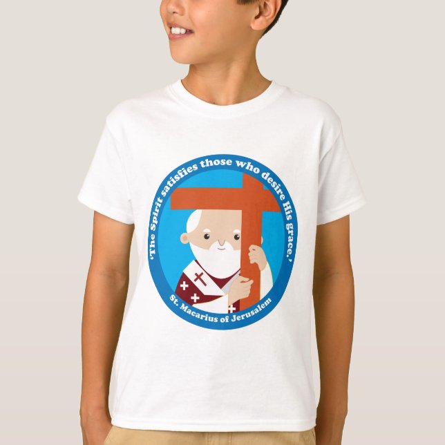 St. Macarius of Jerusalem T-Shirt (Front)