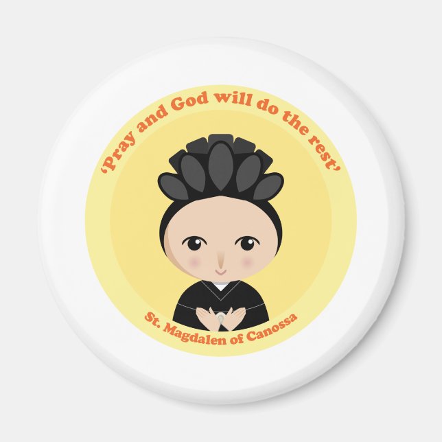 St. Magdalen Canossa Magnet (Front)