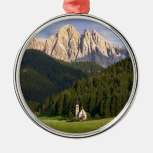 St. Magdalena Val di Funes Metal Ornament