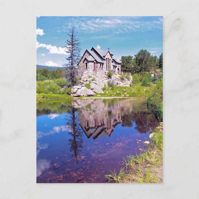 St. Malo Church - Chapel on the Rock Postcard (Front)