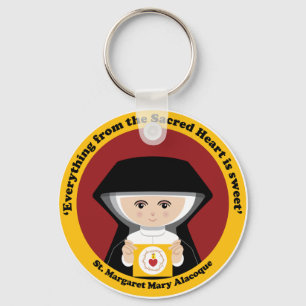 St. Margaret Mary Alacoque Key Ring