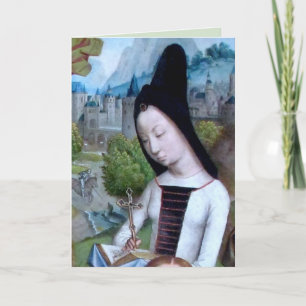 St. Margaret of Antioch (detail; M 070) Card