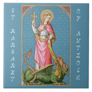 St. Margaret of Antioch (SAU 038) Ceramic Tile