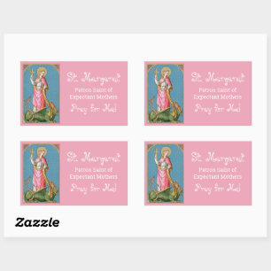 St. Margaret of Antioch (SAU 038) Rectangular Sticker
