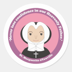 St. Marguerite d’Youville Classic Round Sticker