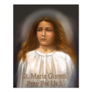 St. Maria Goretti, Martyr for Purity, Photo Print