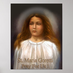 St. Maria Goretti, Martyr for Purity, Poster