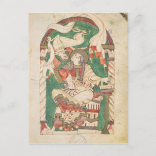 St. Mark, from a gospel from Corbie Abbey Postcard