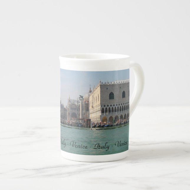 St. Mark’s Square from the Grand Canal Bone China Mug (Front Right)