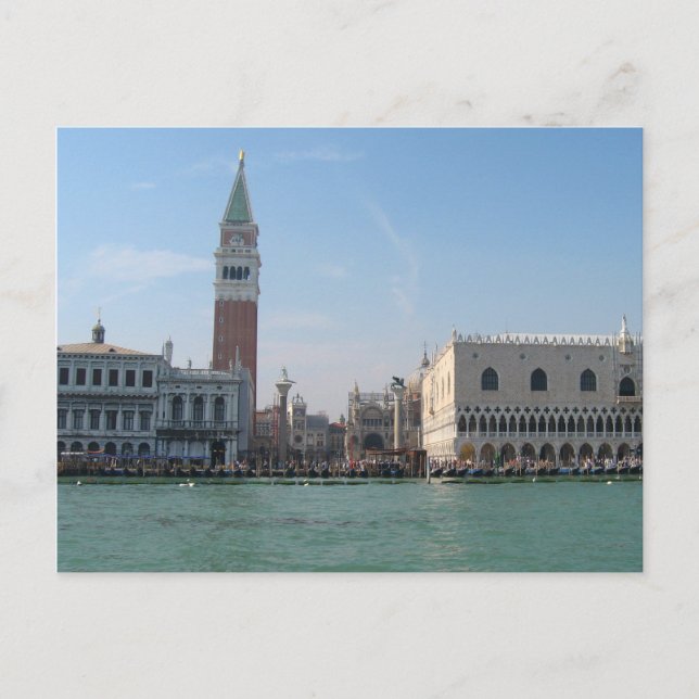 St. Mark’s Square from the Grand Canal Postcard (Front)
