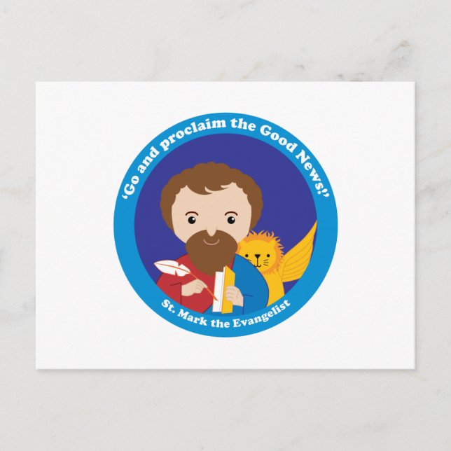St. Mark the Evangelist Postcard (Front)