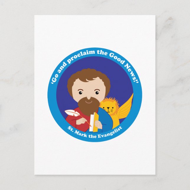 St. Mark the Evangelist Postcard (Front)