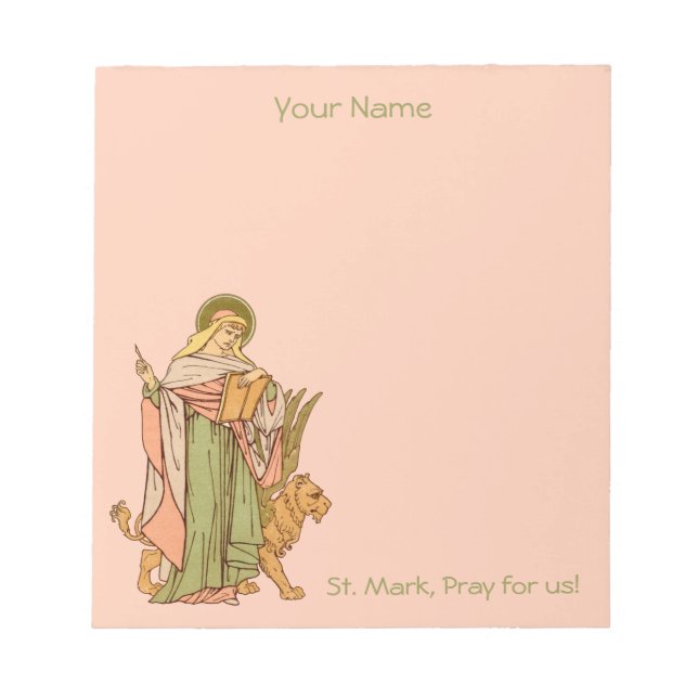St. Mark the Evangelist (RLS 09) 5.5"x6" Notepad (Front)