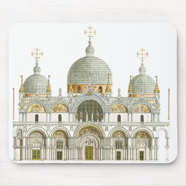 St. Mark's Basilica. Venice Italy Mouse Pad (Front)