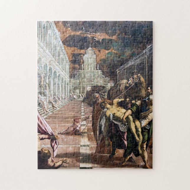 St Mark's Body Brought to Venice by Jacopo Tintore Jigsaw Puzzle (Vertical)