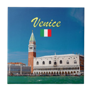 St Mark's Campanile Venice Italy - Pro Photo Ceramic Tile